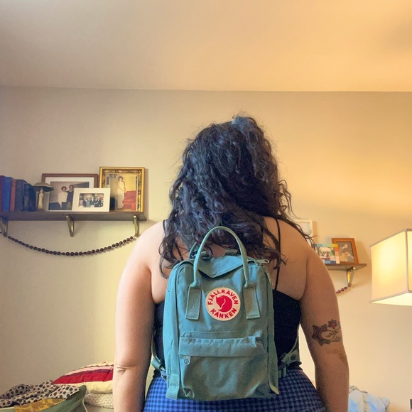 Fjallraven Mini Kanken in Frost Green - Picture 1 of 7